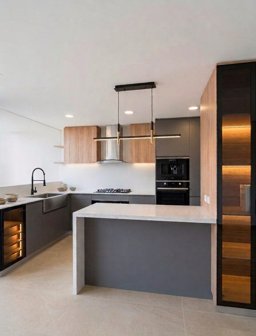 Remodelación de cocina moderna